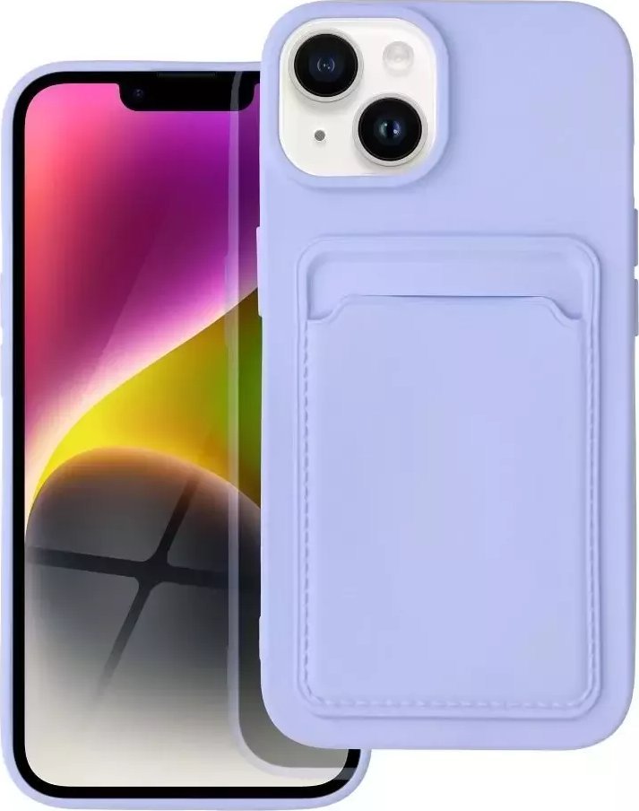 4kom.pl Futerał CARD CASE do IPHONE 14 fioletowy