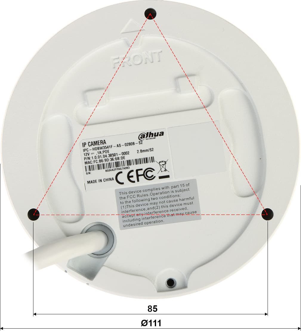 фото IP-камера Dahua Technology IPC-HDBW3541F-AS-0280B-S2