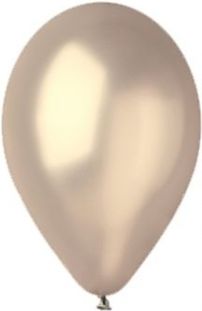 GoDan Balony 26cm metaliczne srebrne