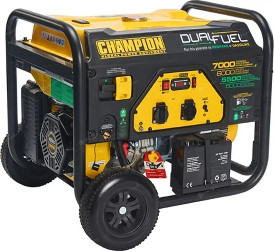 фото Комбінований генератор (газ-бензин) Champion 7000 Watt LPG Dual Fuel (CPG7500E2-DF-EU)