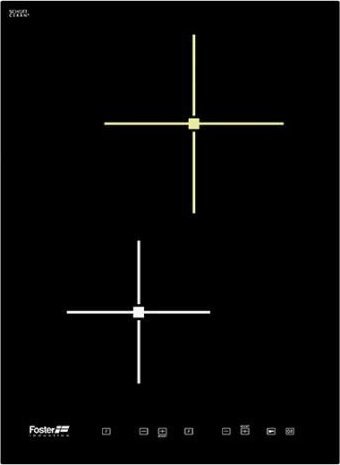 фото Індукційна варильна поверхня Foster S4000 Domino Induct 2P Hob (7322240)