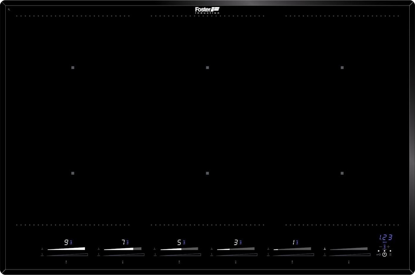 фото Індукційна варильна поверхня Foster KE Induction HOB 6P Black (7383645)