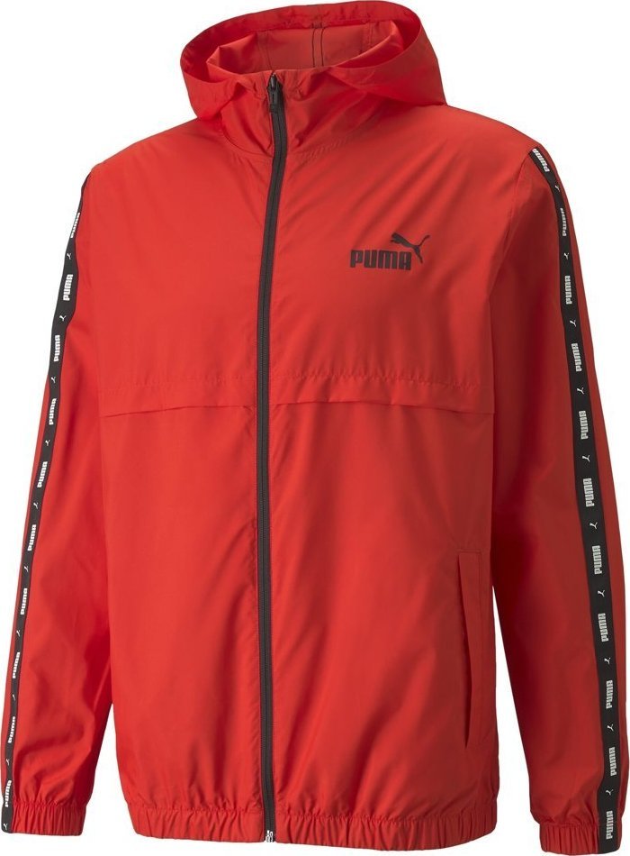 Kurtka męska Puma ESS+TAPE Windbreaker czerwona r. L