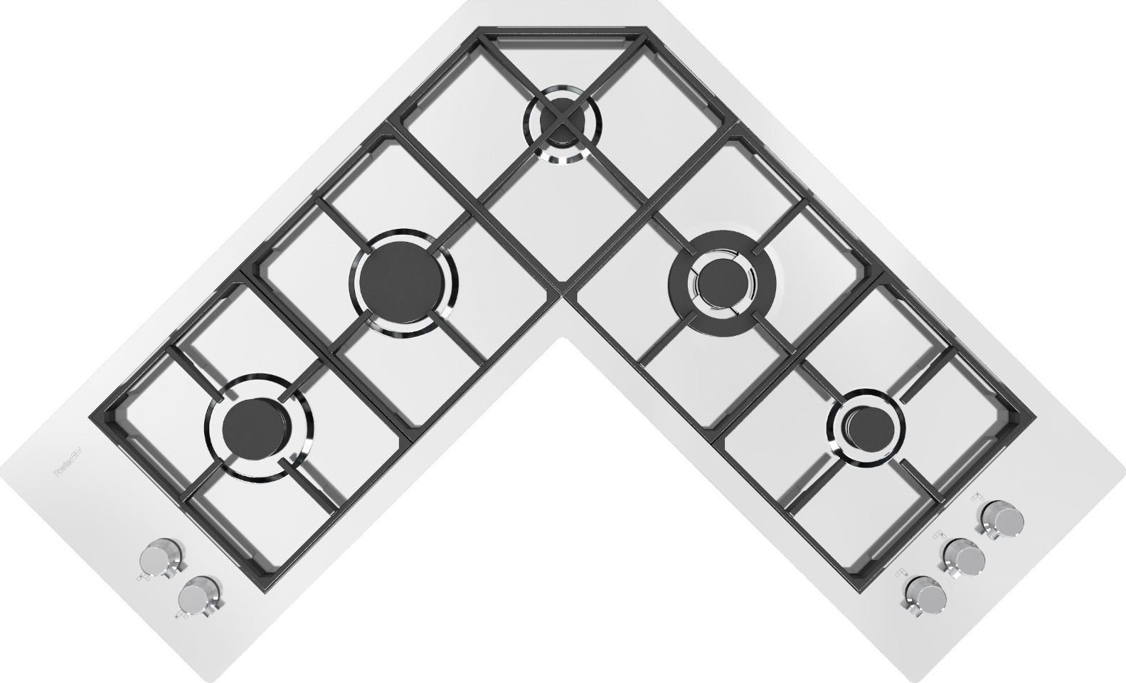 фото Газова варильна поверхня Foster Quadrangolo Hob 5G 972X972 Flush M (7238042)