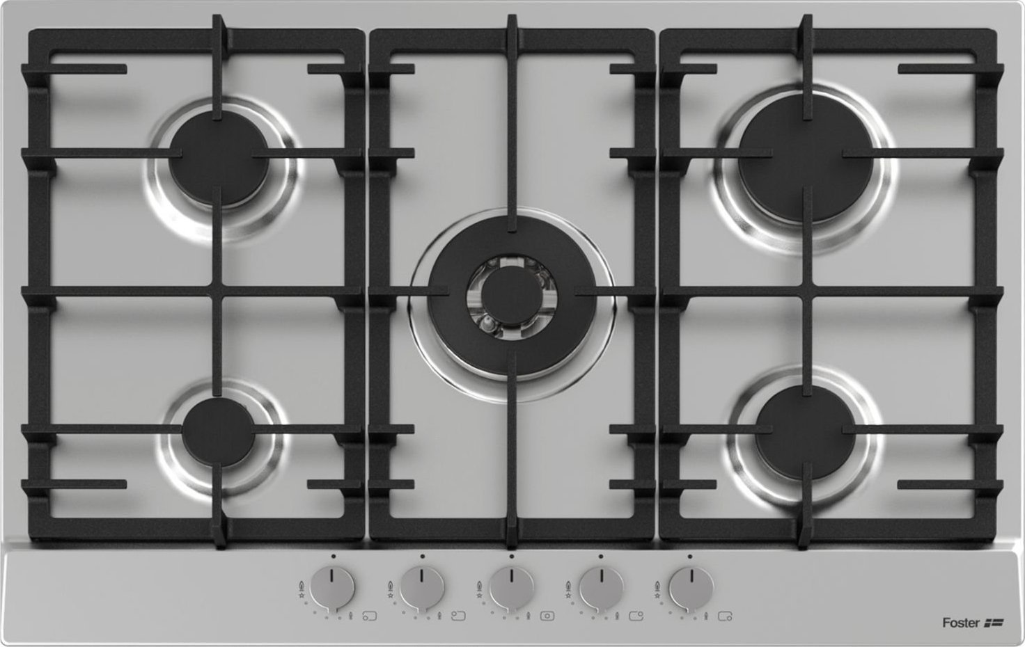 фото Газова варильна поверхня Foster St. Steel Power Hob 5G (7015032)