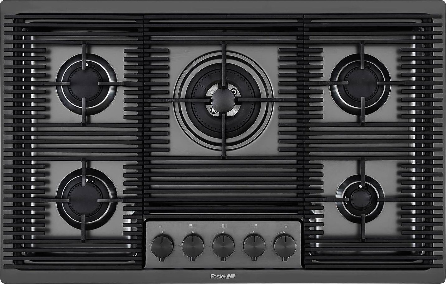фото Газова варильна поверхня Foster Milanello HOB 5G FL.M.Gnmtl (7682006)