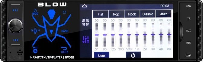 фото AV-система Blow Spider 4CAL RDS RGB (78-337#)
