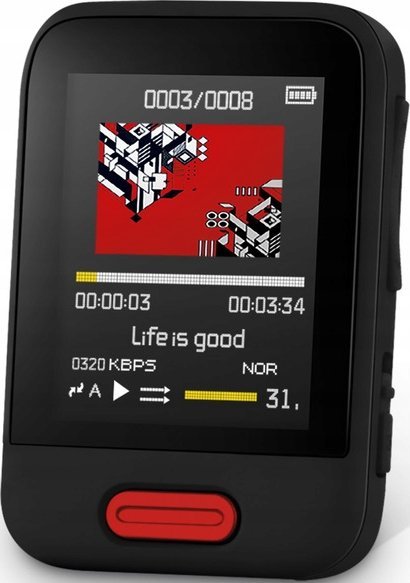 фото MP3 плеєр Sencor SFP 7716 BK 1