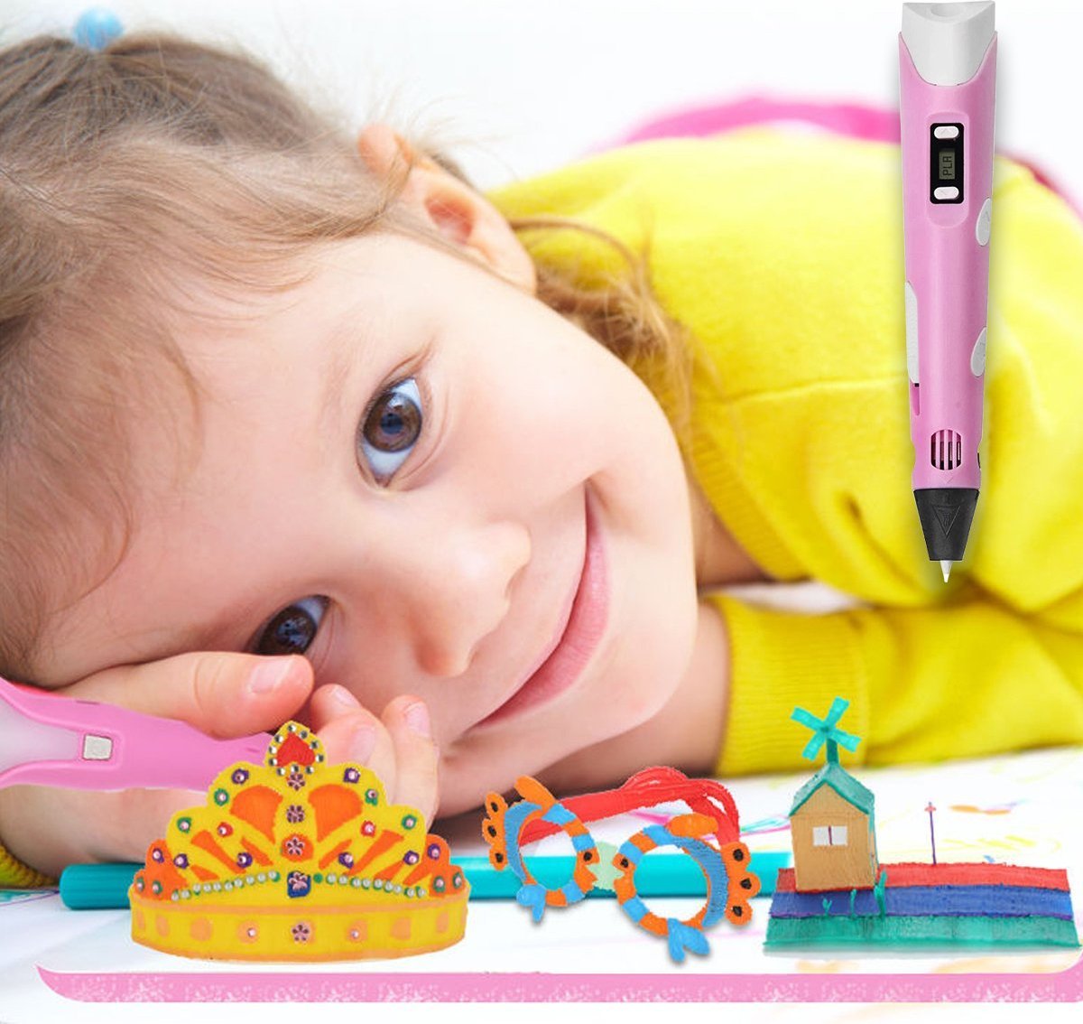 фото 3D ручка Heckermann 3041-2Y Pink