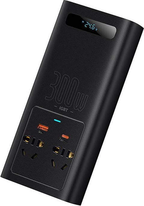 фото Перетворювач (інвертор) Baseus 300W/24V CN/EU (C00337600111-00)