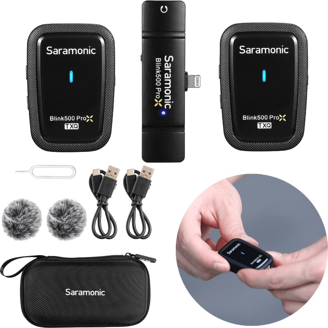 фото Мікрофонна радіосистема Saramonic Blink500 ProX Q4 Lightning