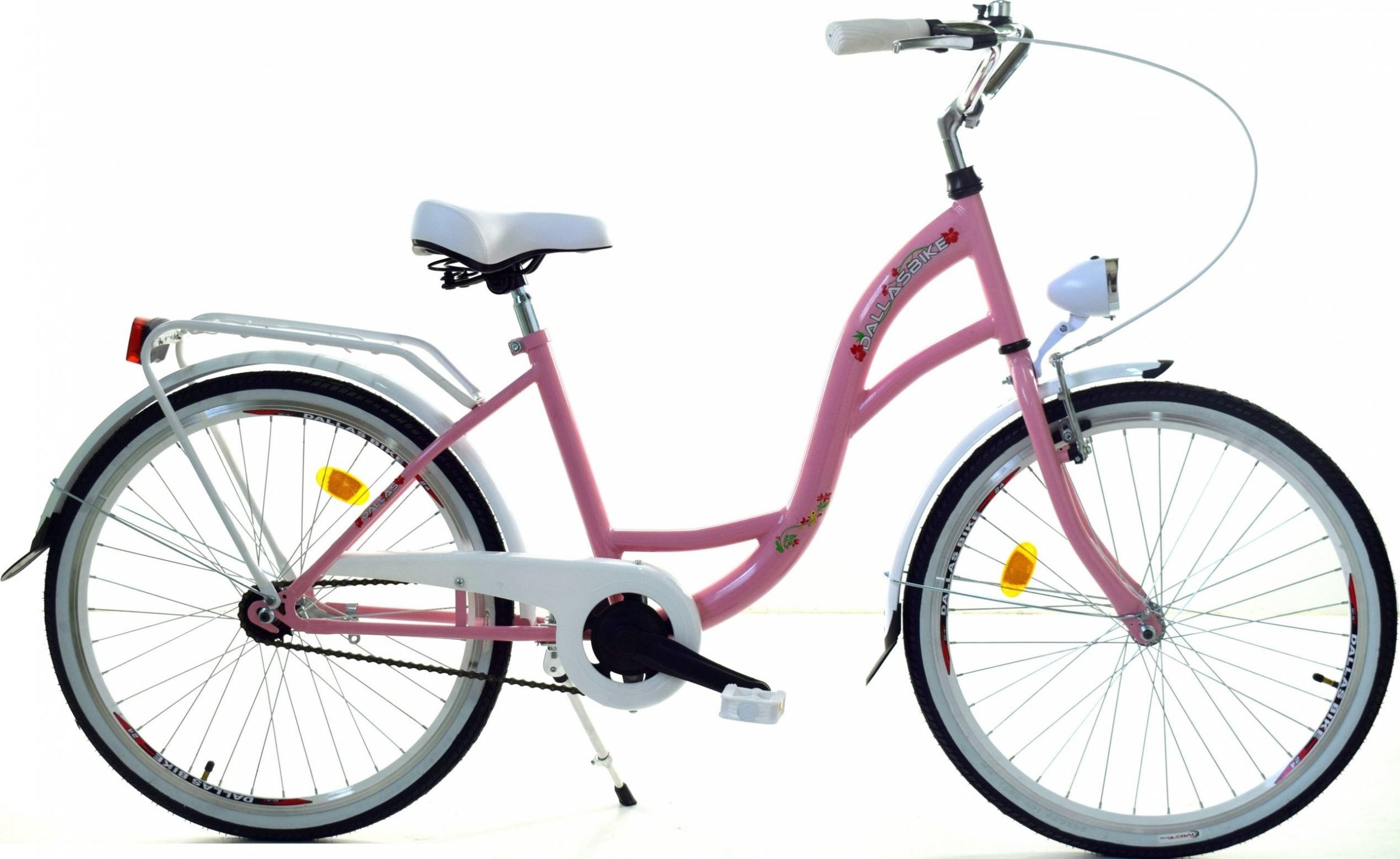 фото Дитячий двоколісний велосипед Dallas City Junior 24 1psd Pink/White