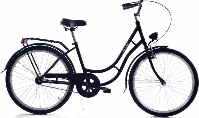 фото Велосипед міський Dallas Retro 26 1spd Black