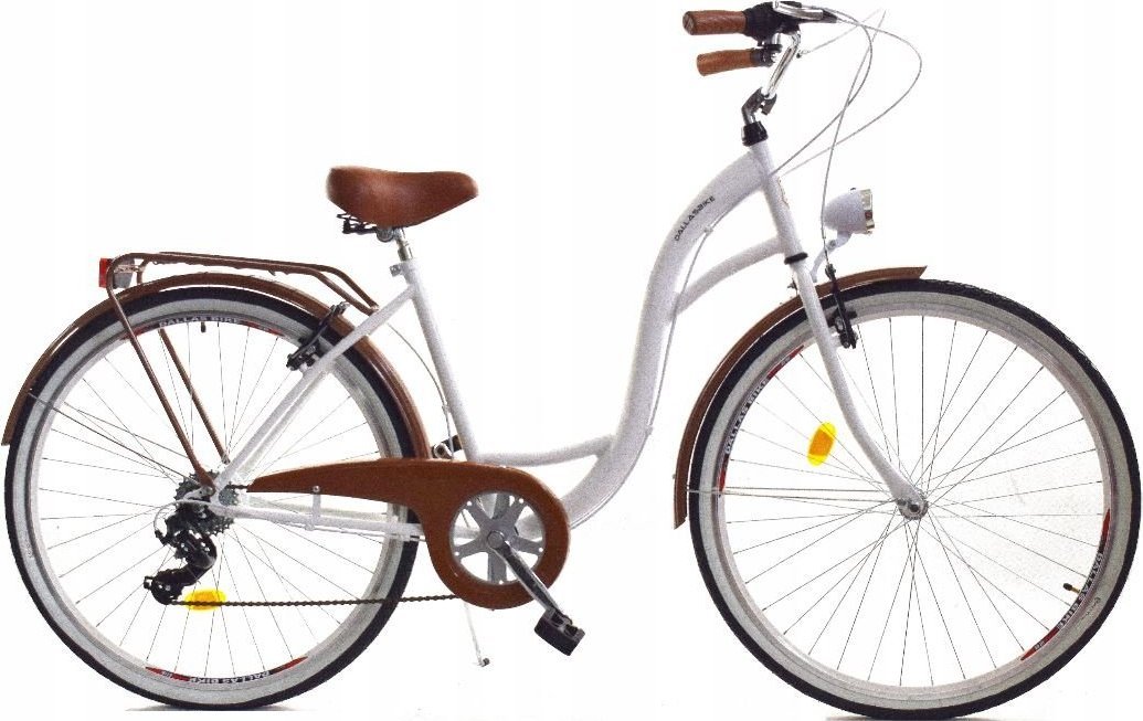 фото Велосипед міський Dallas City 26 7spd White/Brown