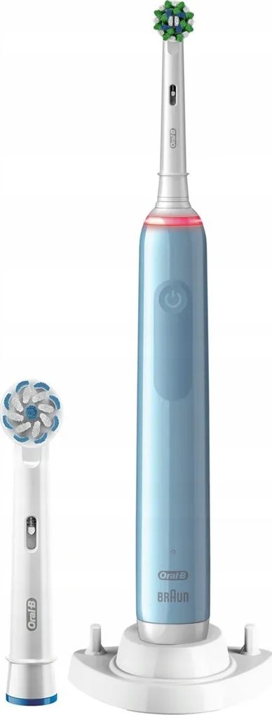 фото Електрична зубна щітка Oral-B D505.524.3 Pro 3 3770 Gift Blue