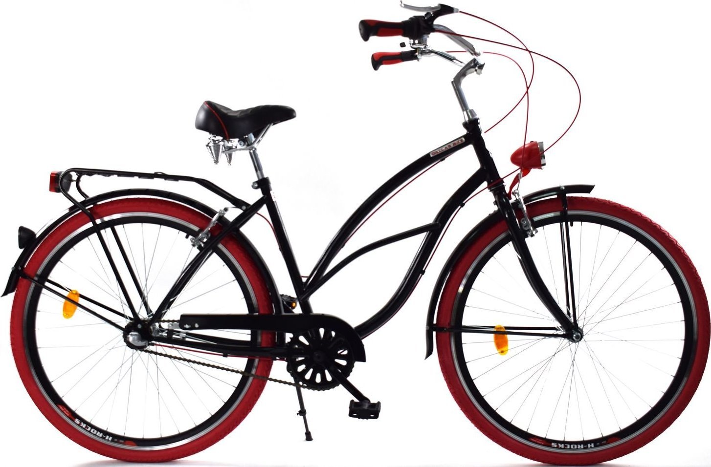 фото Велосипед міський Dallas Cruiser 26 3spd Lady Alu Black/Red