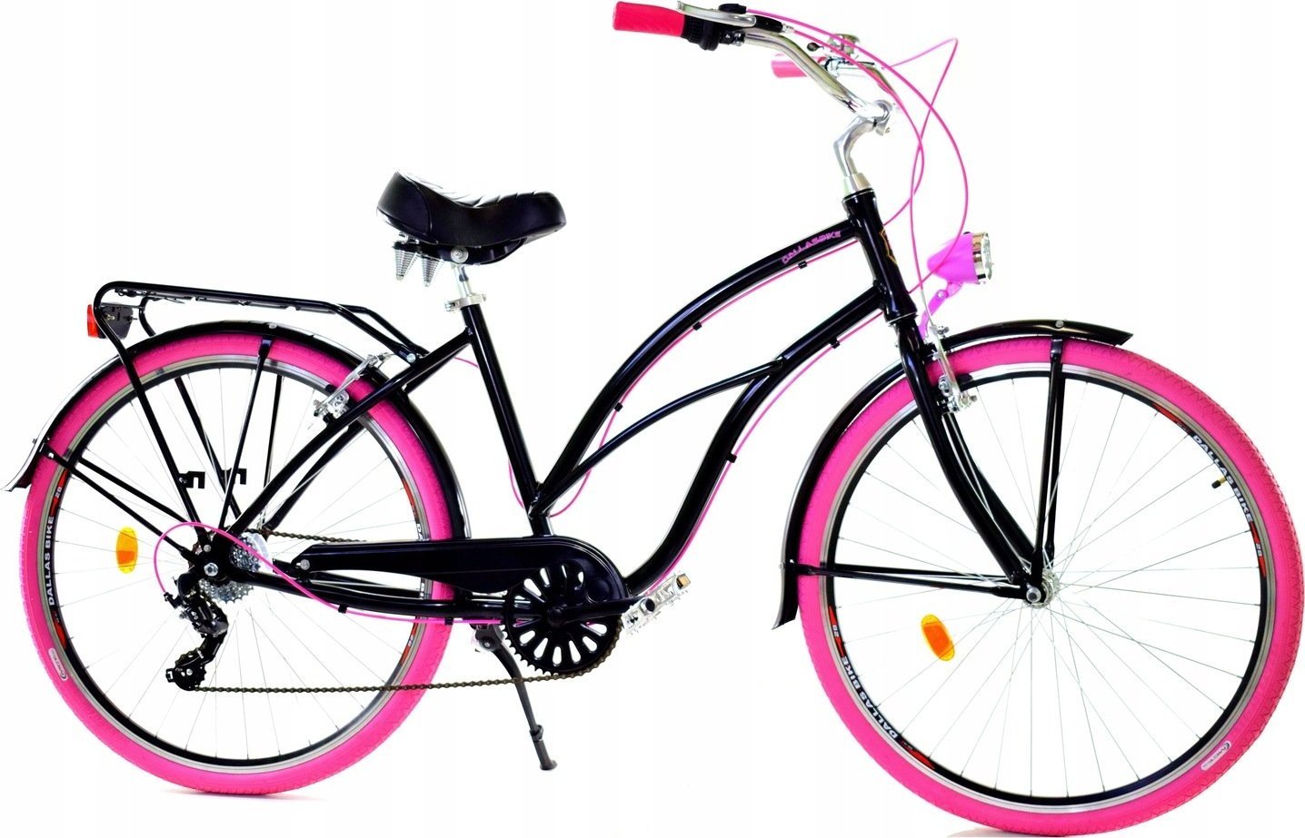 фото Велосипед міський Dallas Cruiser 28 7spd Lady Alu Black/Pink