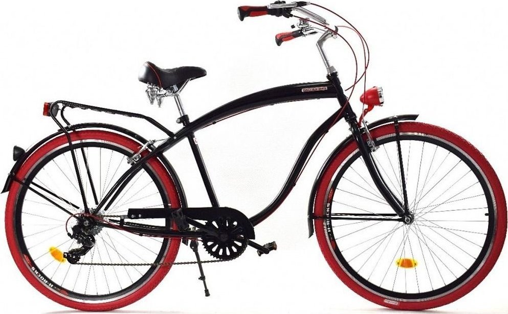 фото Велосипед міський Dallas Cruiser 28 7spd Men Alu Black/Red