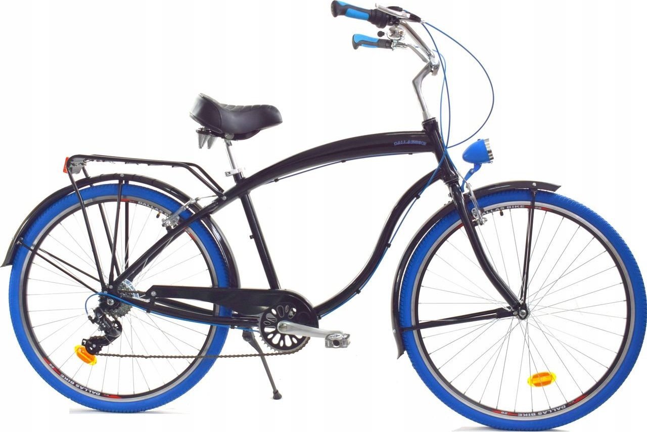 фото Велосипед міський Dallas Cruiser 28 7spd Men Alu Black/Blue