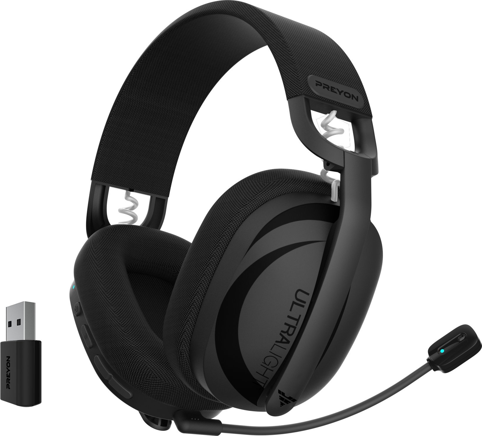 фото Навушники з мікрофоном Preyon Tornado Fly PTF40B Black (PTF40B)