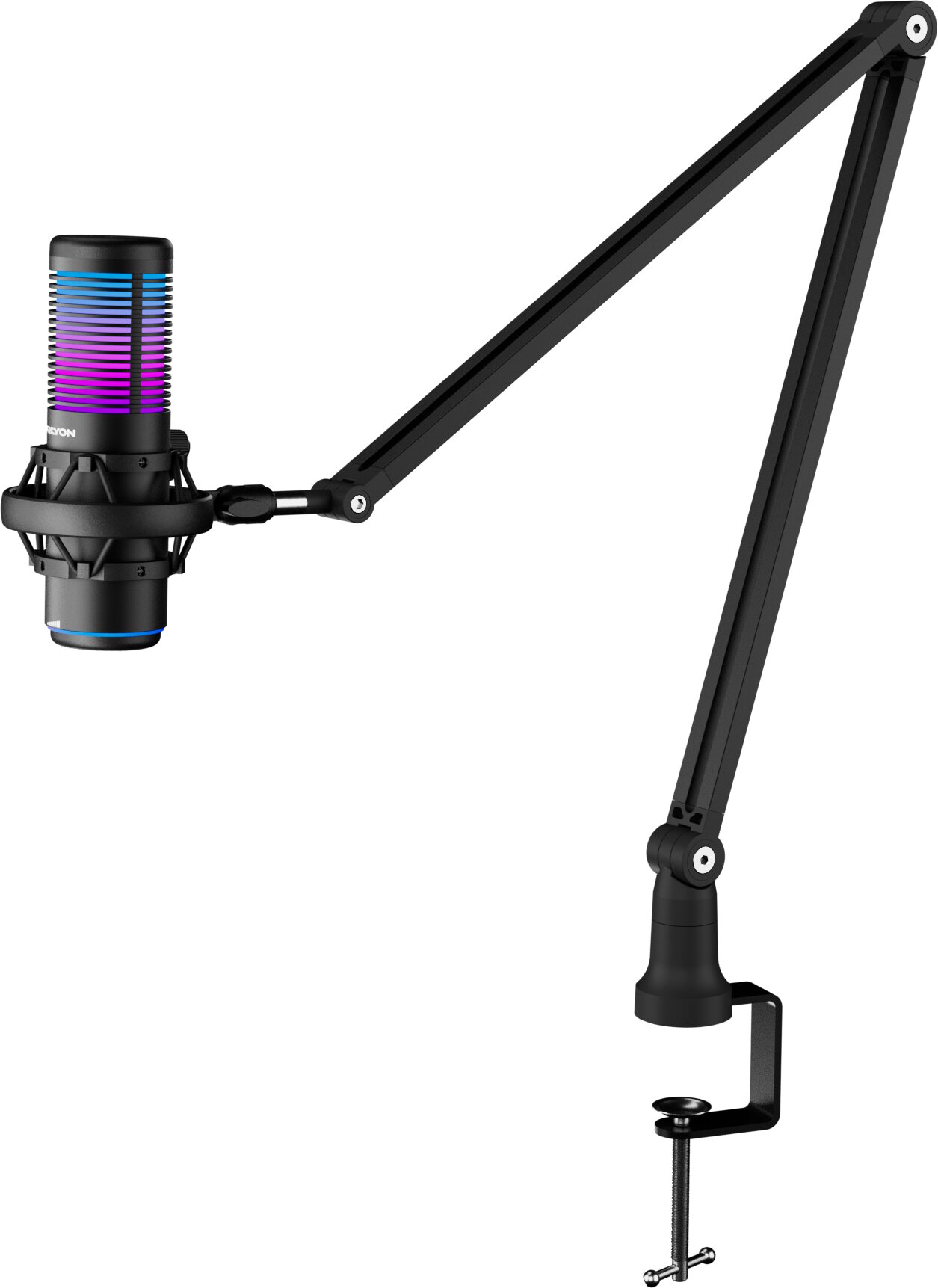 фото Мікрофон для ПК/ для стрімінгу, подкастів Preyon Osprey Scream RGB (POS43B)