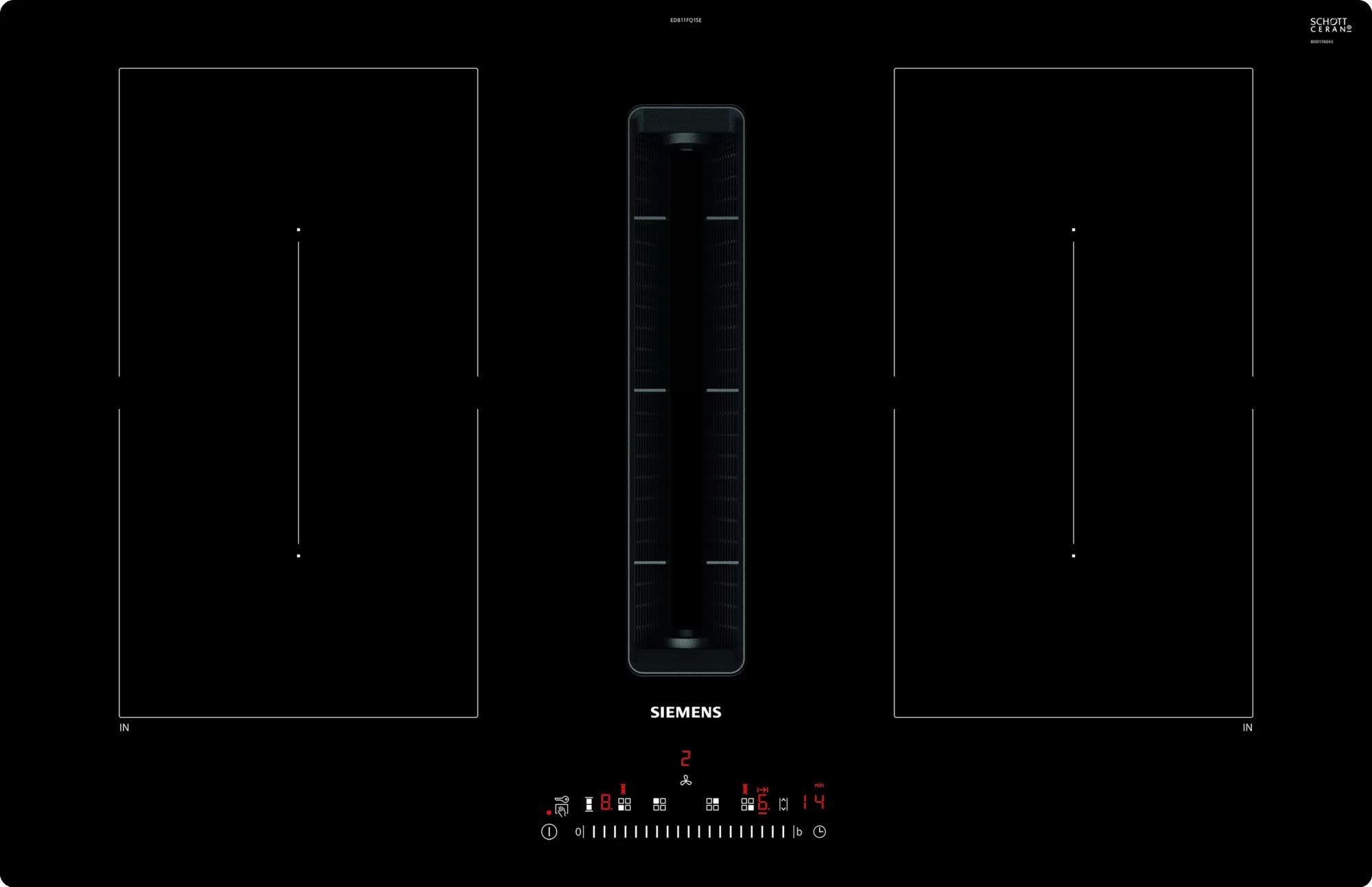 фото Індукційна варильна поверхня Siemens ED811FQ15E