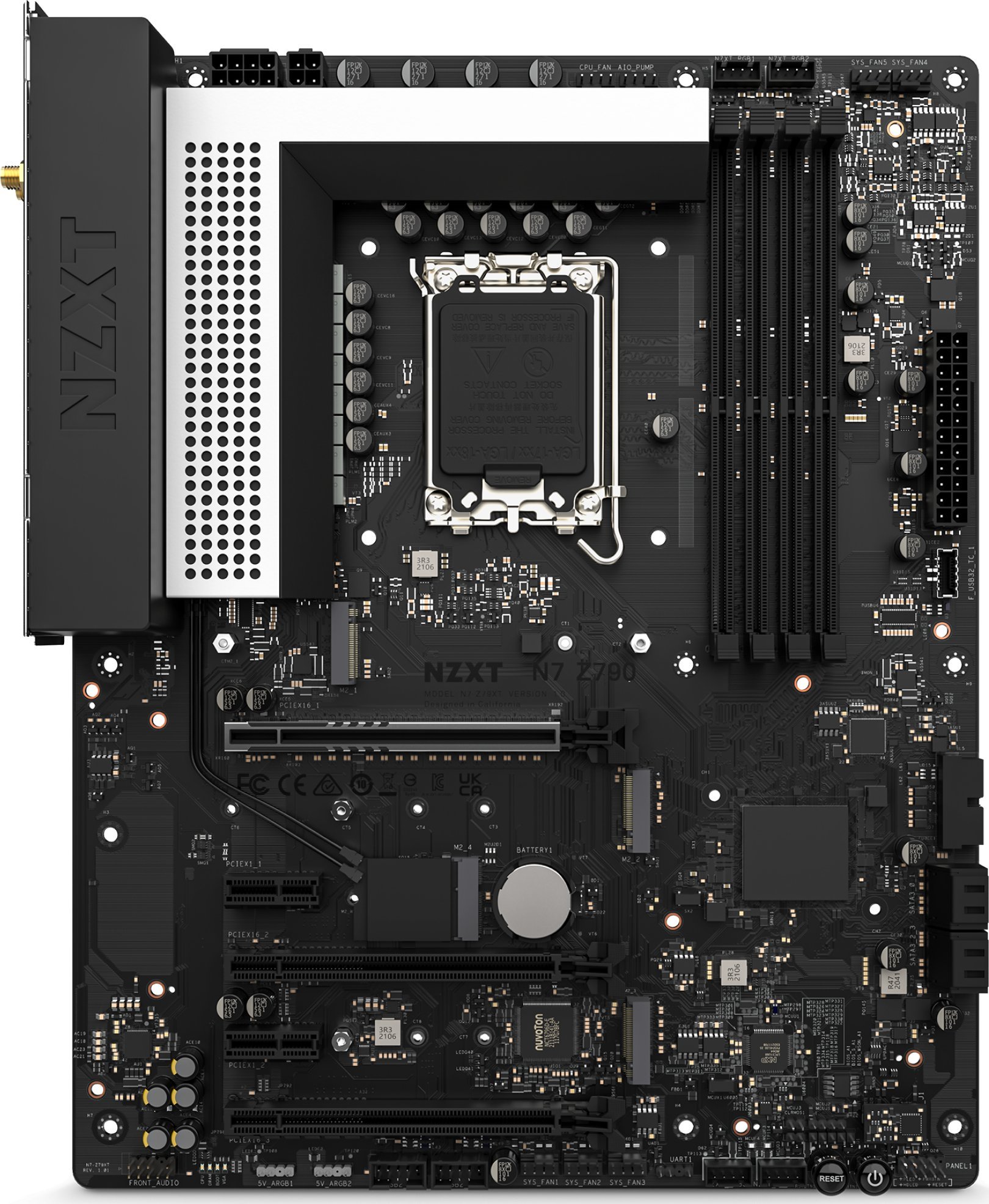 фото Материнская плата NZXT N7 Z790 White (N7-Z79XT-W1)