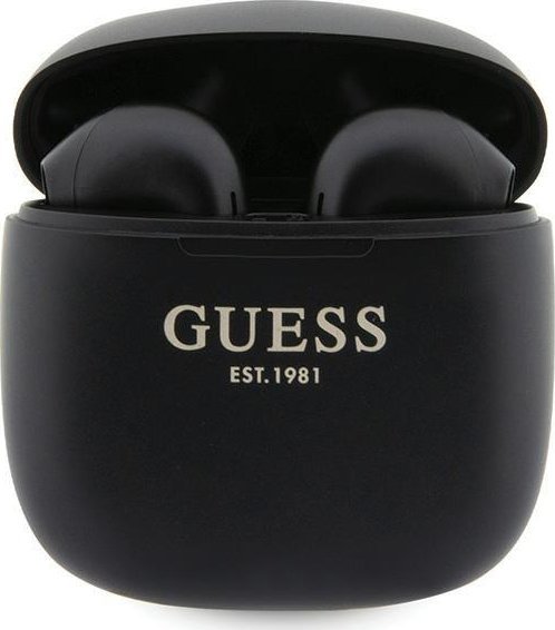 фото Навушники TWS Guess Classic EST Logo Black (GUTWST26PSK)
