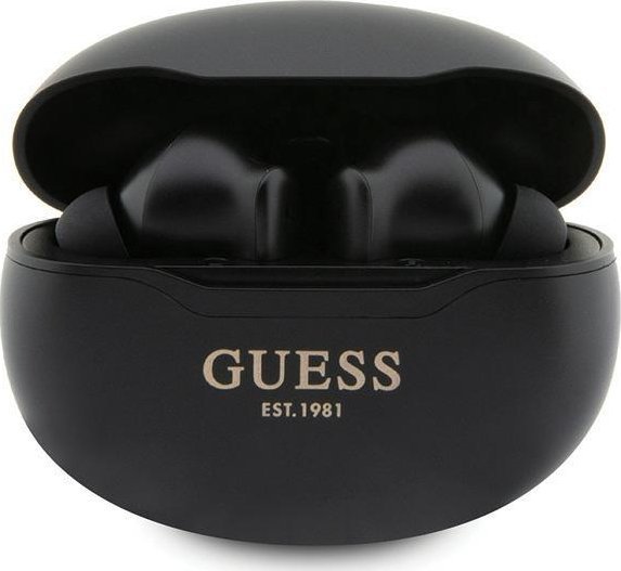 фото Навушники TWS Guess Classic EST Black (GUTWST50EK)