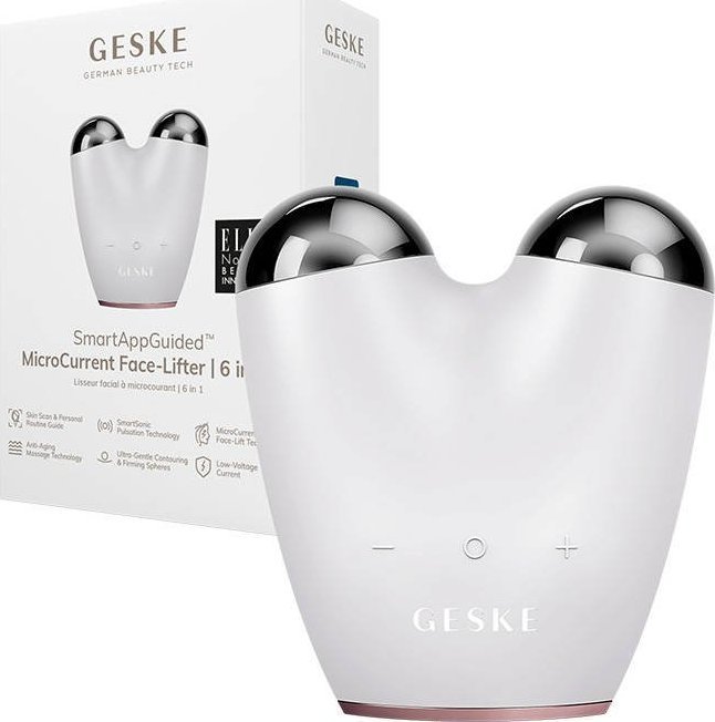 фото Мікрострумовий підтягувач обличчя Geske MicroCurrent 6w1 Starlight (GK000015SL01)