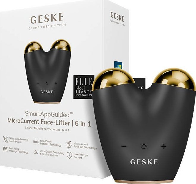 фото Мікрострумовий підтягувач обличчя Geske MicroCurrent 6w1 Gray (GK000015GY01)