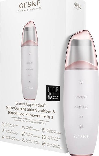 фото Мікрострумовий скрабер для обличчя Geske MicroCurrent Skin Scrubber & Blackhead Remover 9 in 1 Starlight (GK000044SL01)