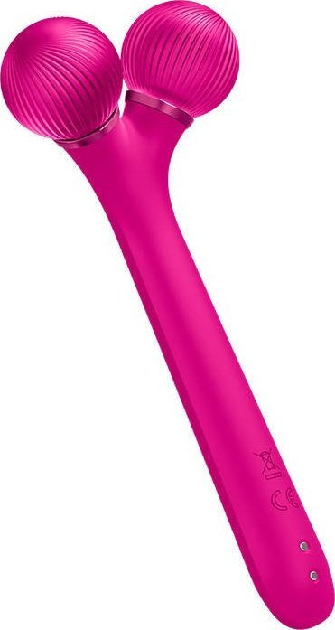 фото Звуковий масажер для обличчя Geske Sonic Facial Roller 4 in 1 Magenta (GK000040MG01)