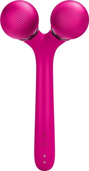 фото Прилад для догляду за обличчям і тілом Geske Sonic Facial & Body Roller 4 in 1 Magenta (GK000041MG01)