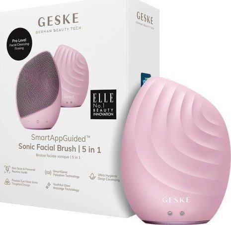 фото Звукова щітка для обличчя Geske Sonic Facial Brush 5 in 1 Pink (GK000010PK01)