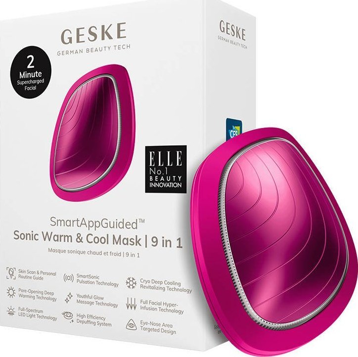 фото Звукова маска для обличчя Geske Sonic Warm & Cool Mask 9 in 1 Magenta (GK000002MG01)
