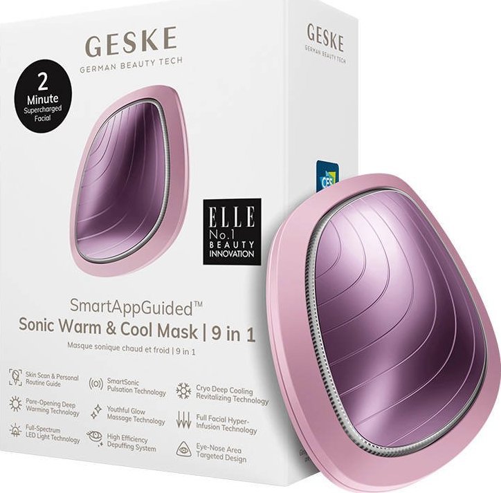 фото Звукова маска для обличчя Geske Sonic Warm & Cool Mask 9 in 1 Pink (GK000002PK01)