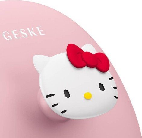 фото Прилад для очищення обличчя Geske Facial Brush 3 в 1 by Hello Kitty Pink Suction Mount (HK000052PI01)