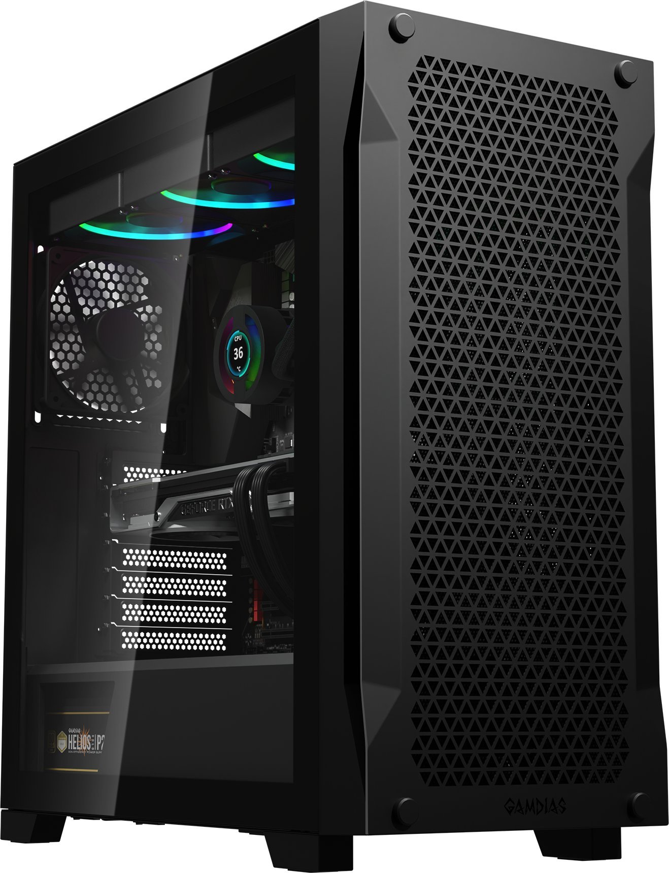 фото Корпус Gamdias Athena P1 Lite Black (4712960137660)