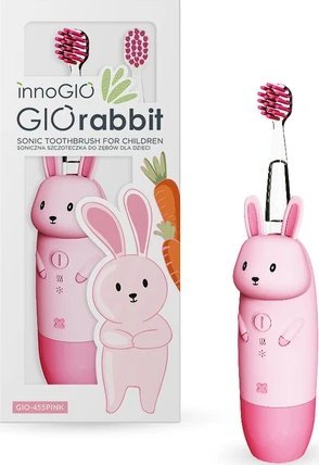 фото Електрична зубна щітка InnoGio Giorabbit Pink