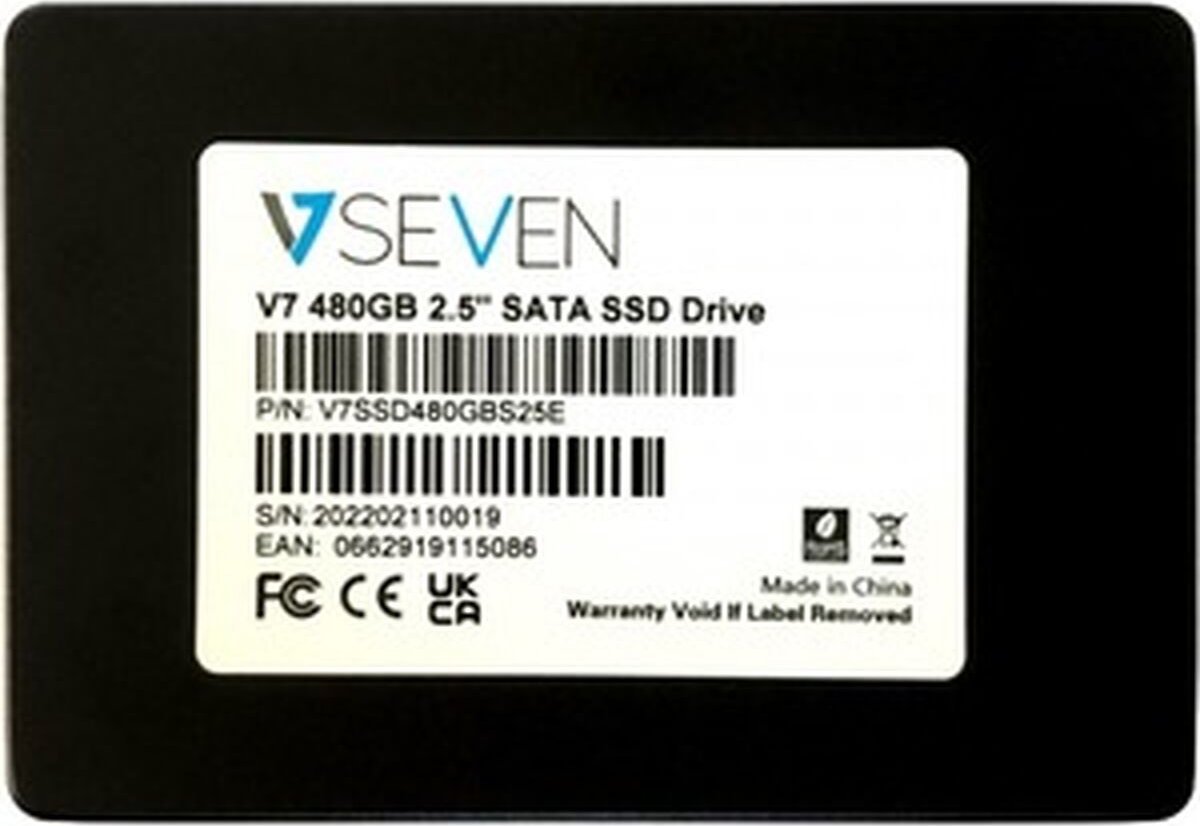 фото SSD накопичувач V7 Sata III 480 GB (V7SSD480GBS25E)