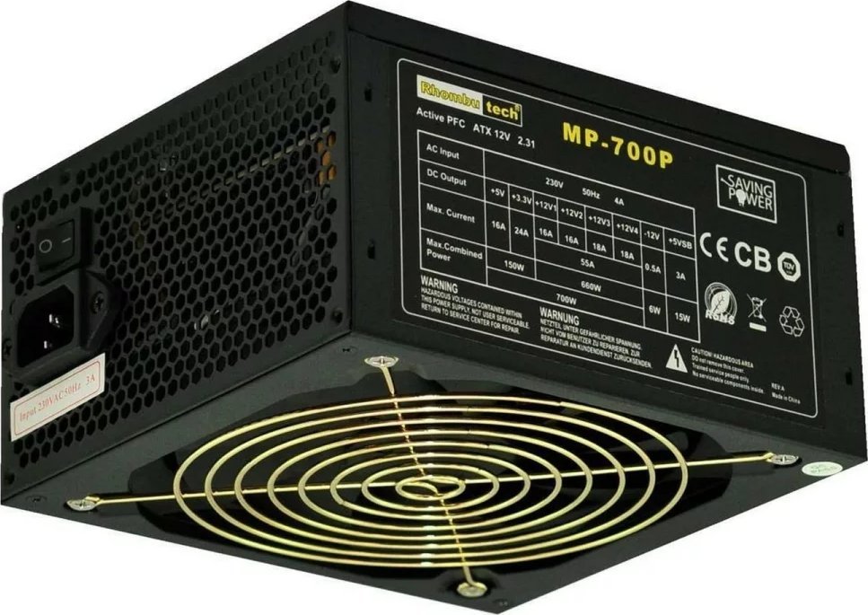 фото Блок живлення Rhombutech MP 700W (MP-700P)