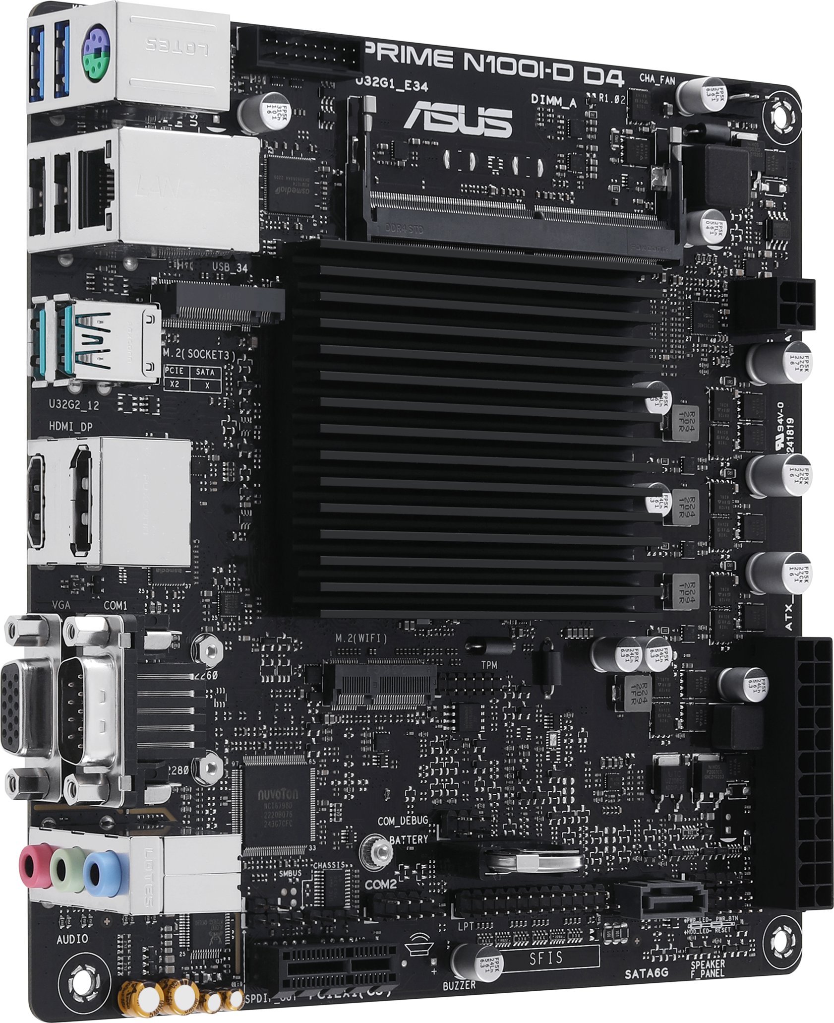 фото Материнська плата Asus Prime N100I-D D4-CSM