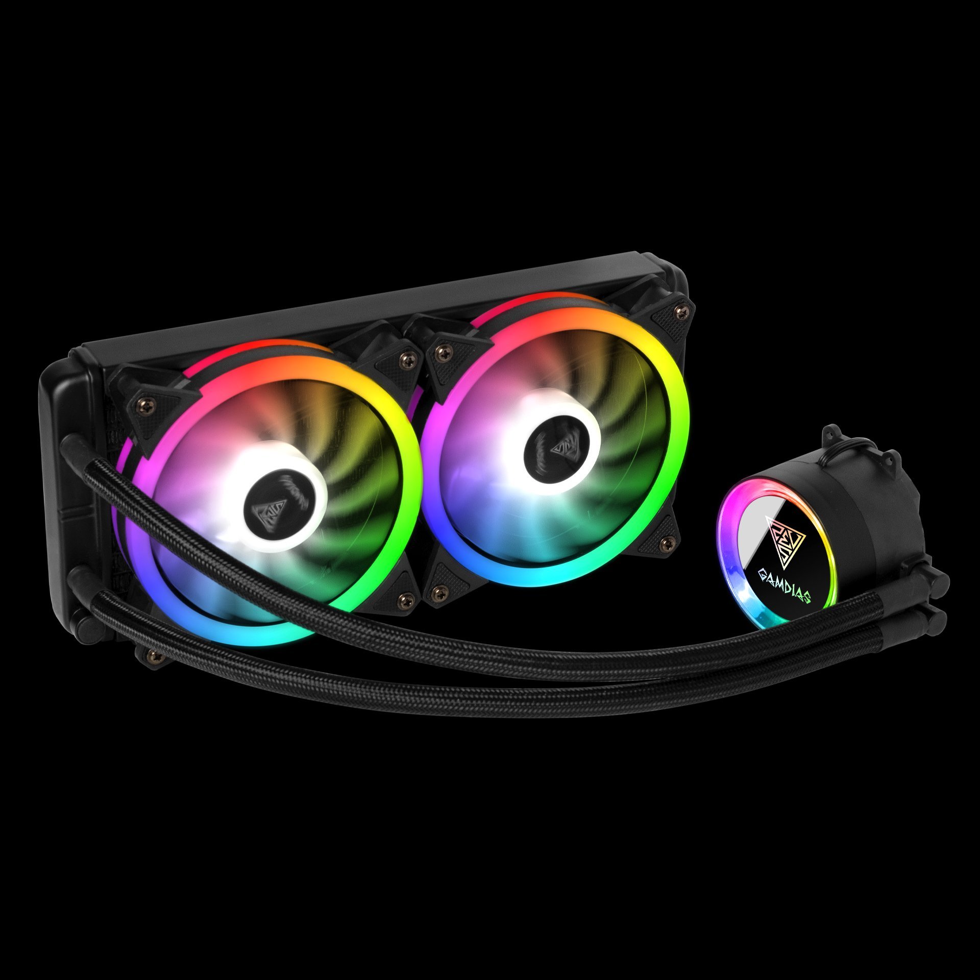 фото Водяне охолодження Gamdias Chione M2-240 Lite 2 Black (16321-01100-00008-G)