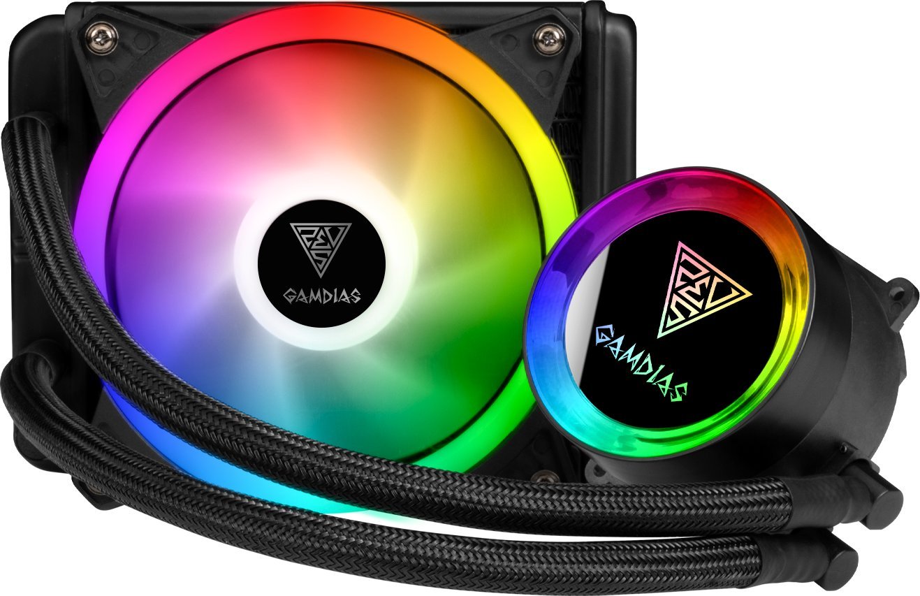 фото Водяне охолодження Gamdias Chione E2-120 Lite 2 Black (16321-01000-00000-G)