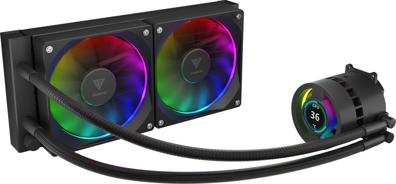 фото Водяне охолодження Gamdias Chione P3-240U Black (16321-01900-00000-G)