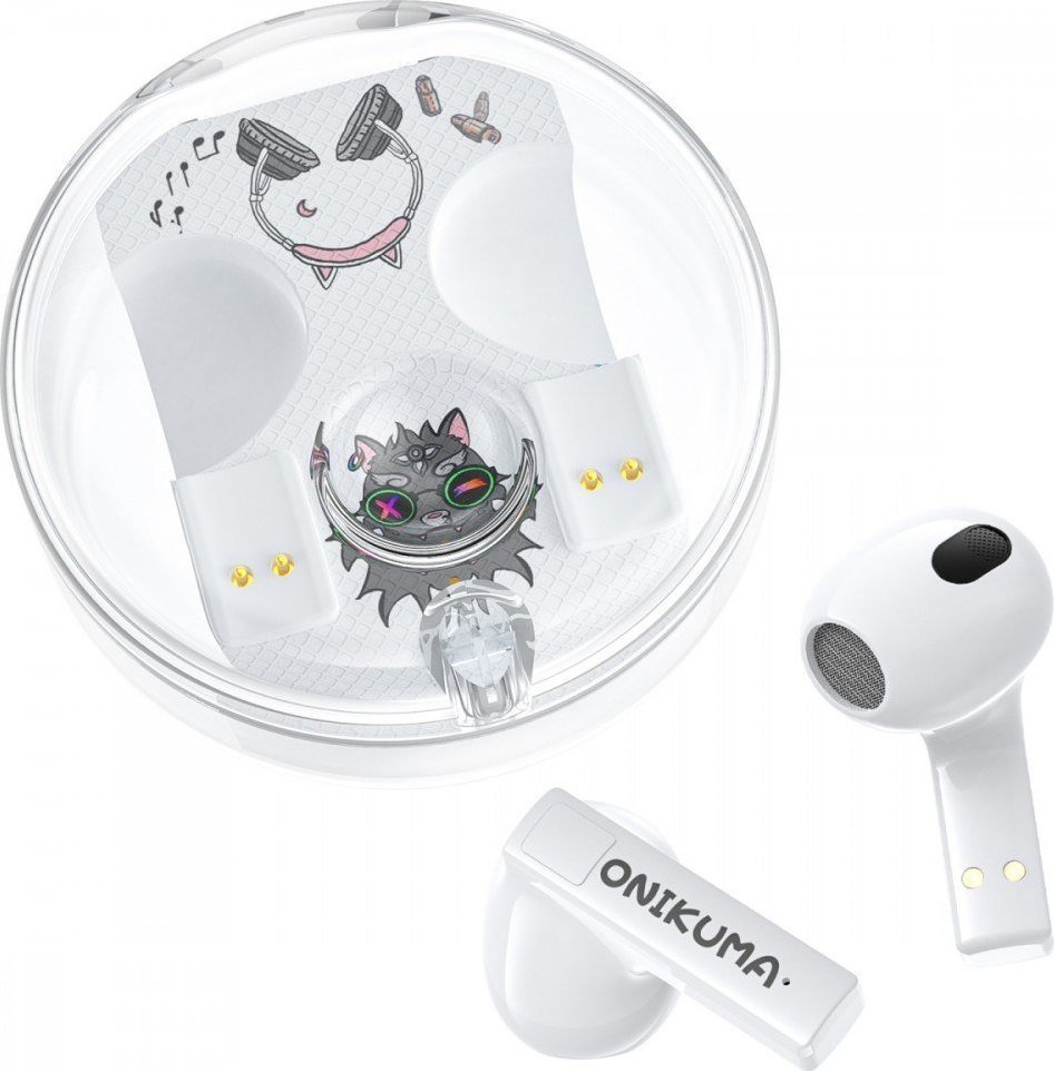 фото Навушники TWS Onikuma T301 White