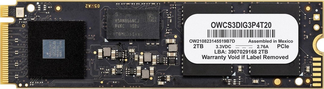 фото SSD накопичувач OWC Gen4 NVMe 2 TB (OWCS3DIG3P4T20)