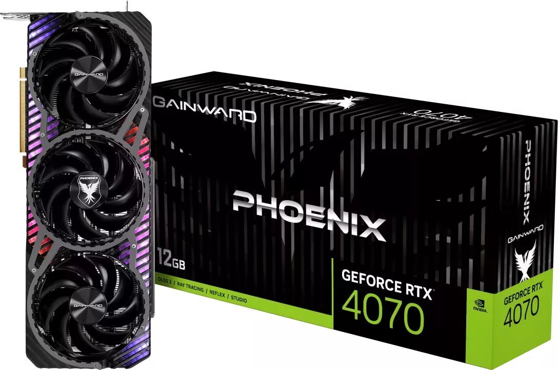 фото Відеокарта Gainward GeForce RTX 4070 Phoenix (NED4070019K9-1043X)
