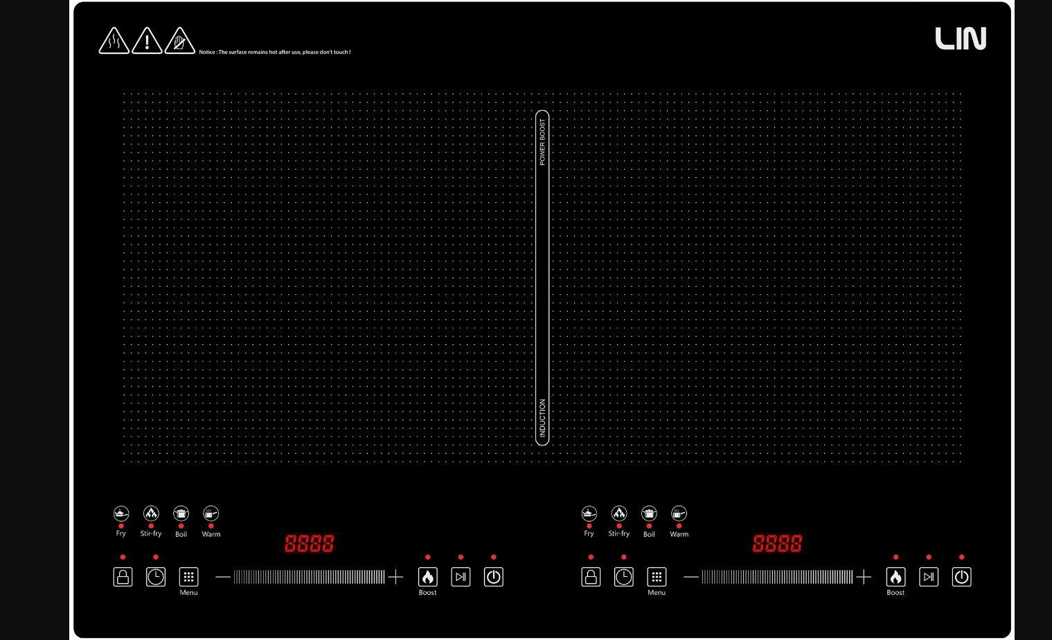фото Варильна поверхня електрична Lin LI2H-179